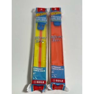 New Hot Wheels New track lot of 8 pieces 12 inch long with connectors